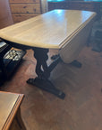 Vintage Drop Leaf Wooden Dining Table (SKU39)