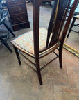 Antique Victorian Inlaid Low Seated Chair (SKU168)