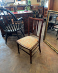 Antique Victorian Inlaid Low Seated Chair (SKU168)