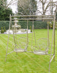 Antique French Style Rustic Garden Metal Swing (SKU1093)