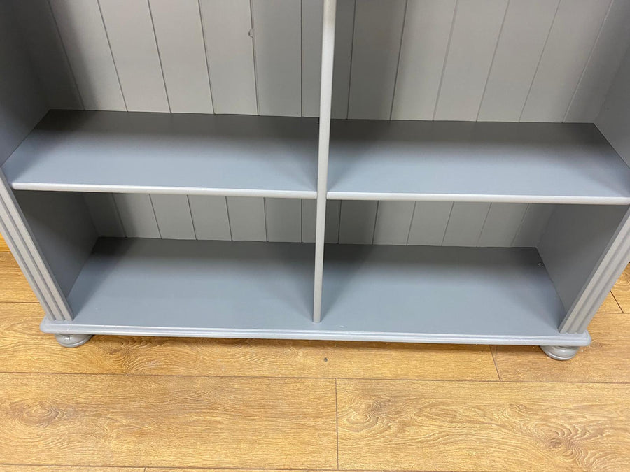 Grey Bookcase With Grey Washed Top (SKU139)