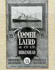 Vintage Black Framed Cammell Laird Advertising Sign (SKU437)