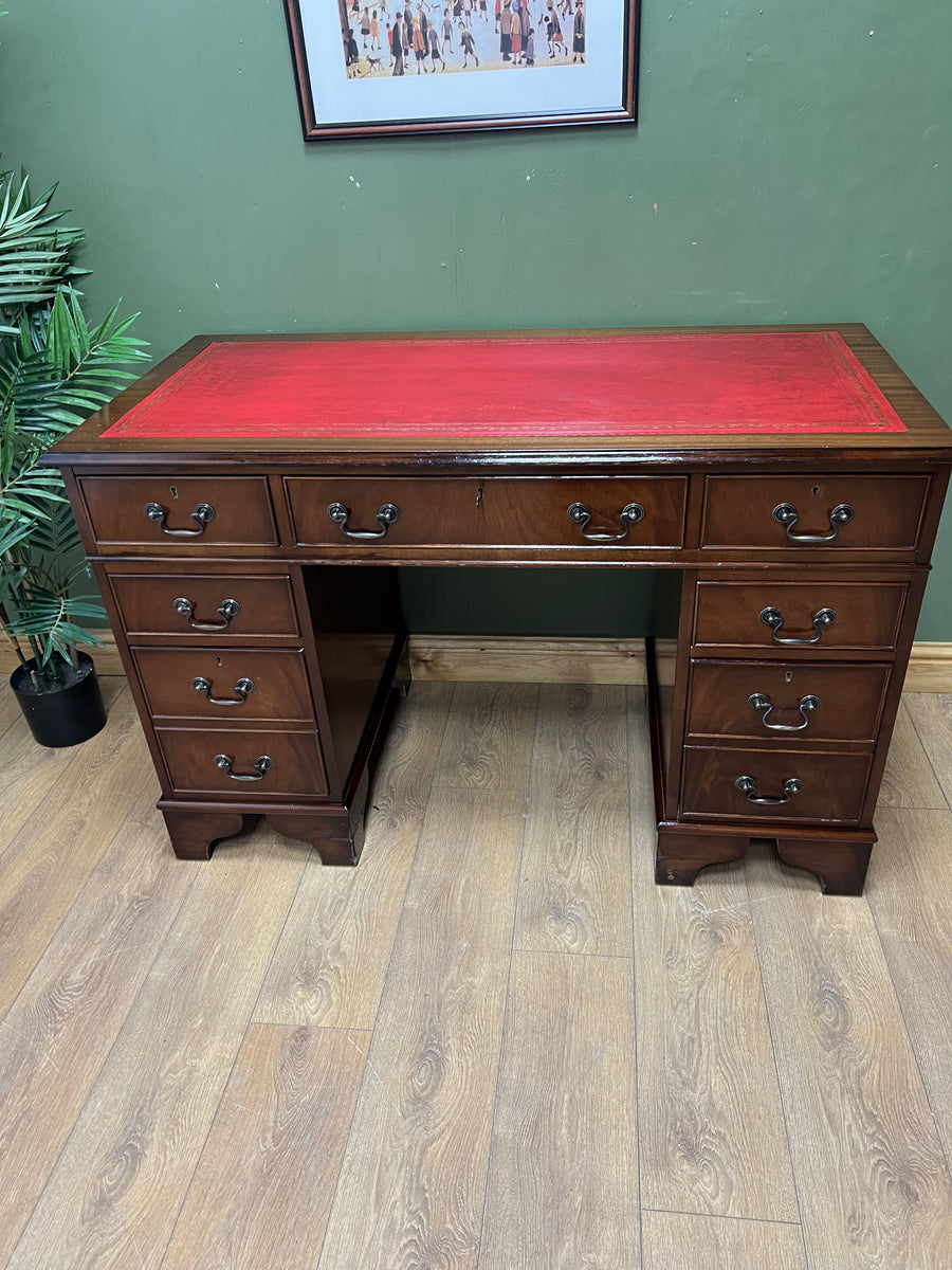 Vintage Twin Pedestal Desk (SKU)