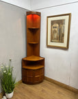 Retro Teak 1960s Nathan Corner Cabinet (SKU78)