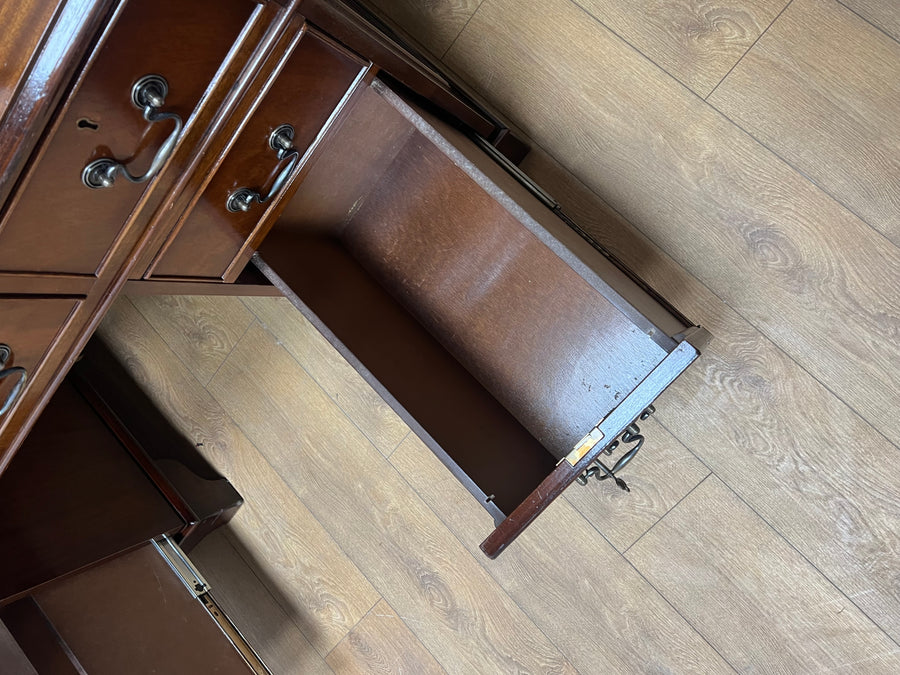 Vintage Twin Pedestal Desk (SKU)