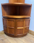 Retro Teak 1960s Nathan Corner Cabinet (SKU78)