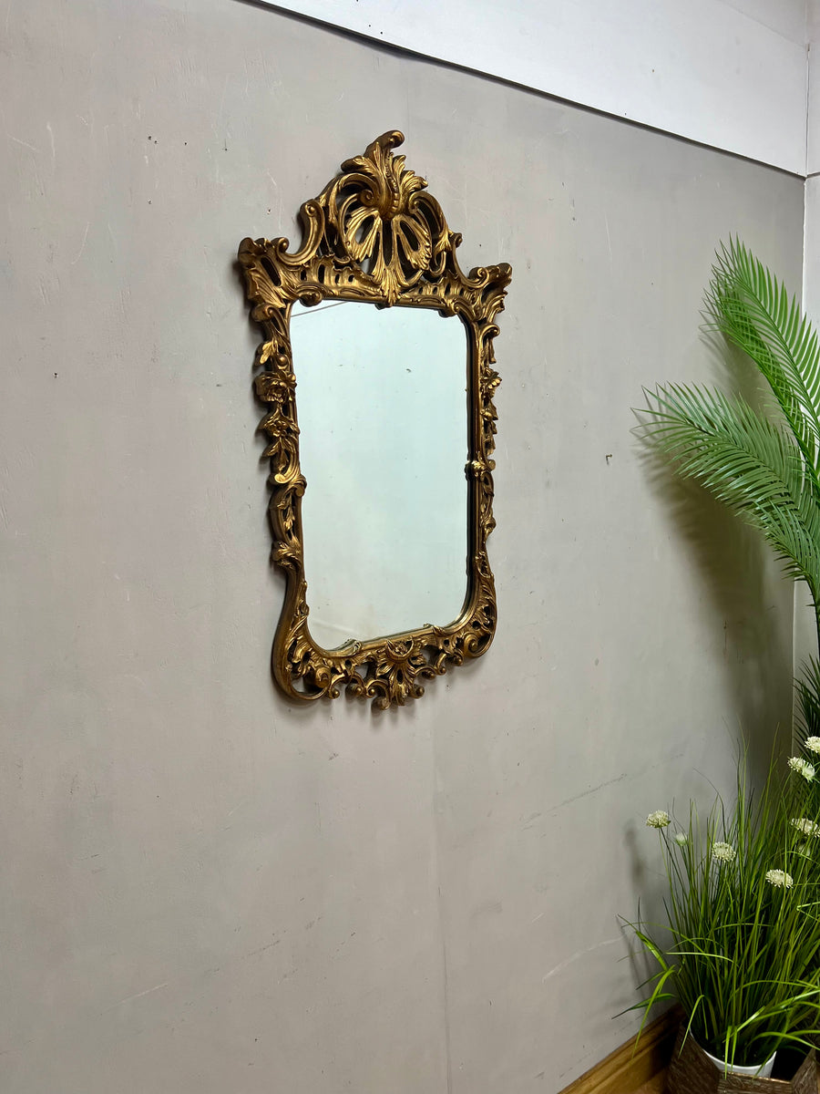 Vintage Ornate Framed Gold Mirror (SKU361)
