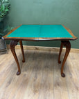 Antique Burr Walnut Card Table (SKU242)