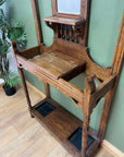 Antique Oak Hall Stand (SKU234)