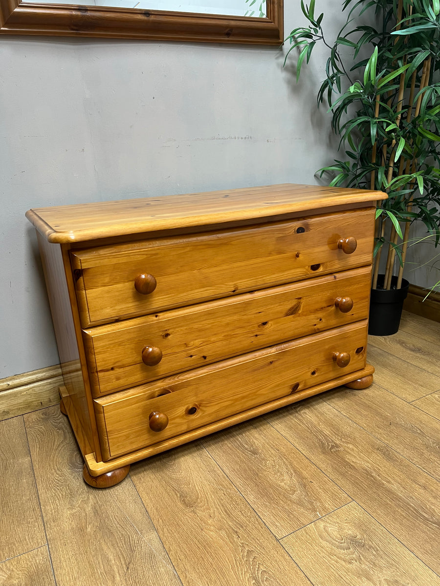 Low Pine Chest Drawers (SKU159)