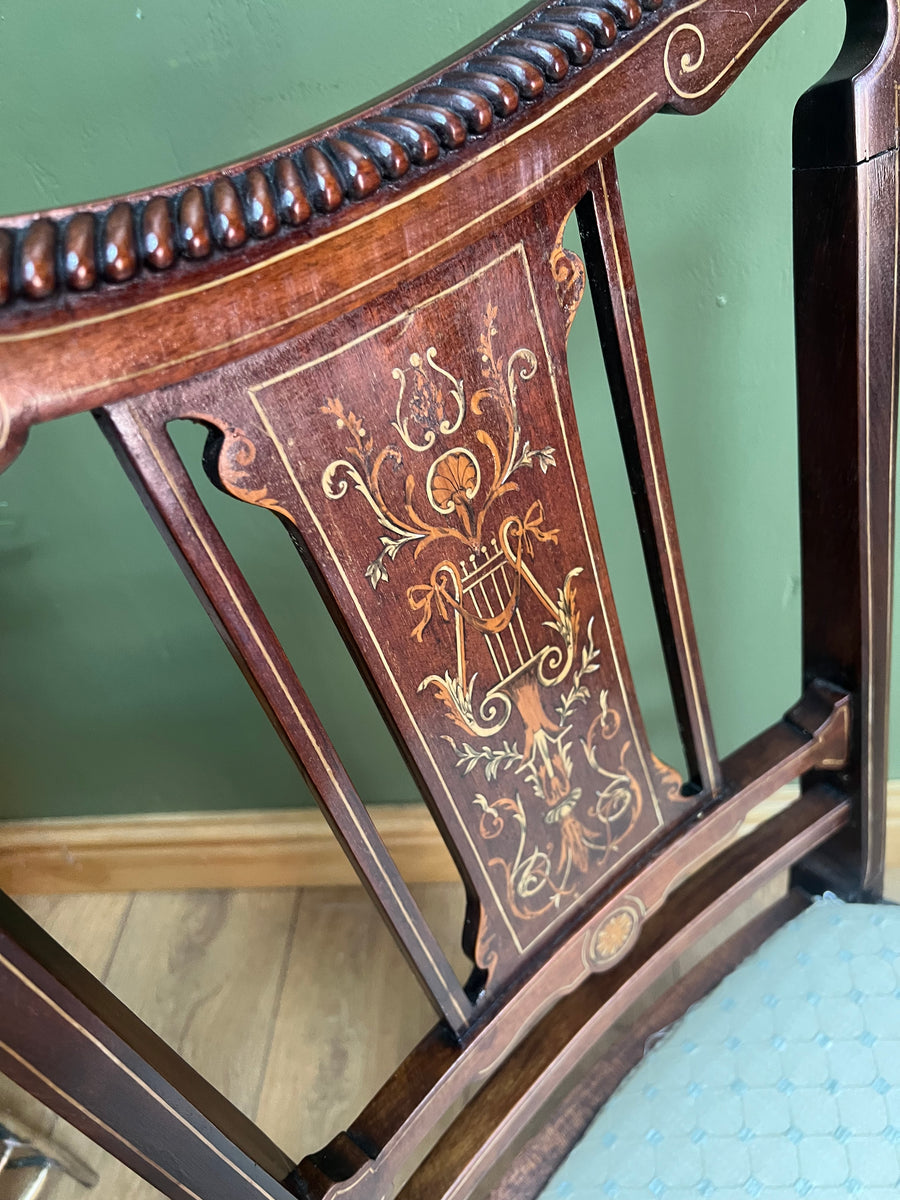 Victorian Sheraton Revival Nursing Chair (SKU261)