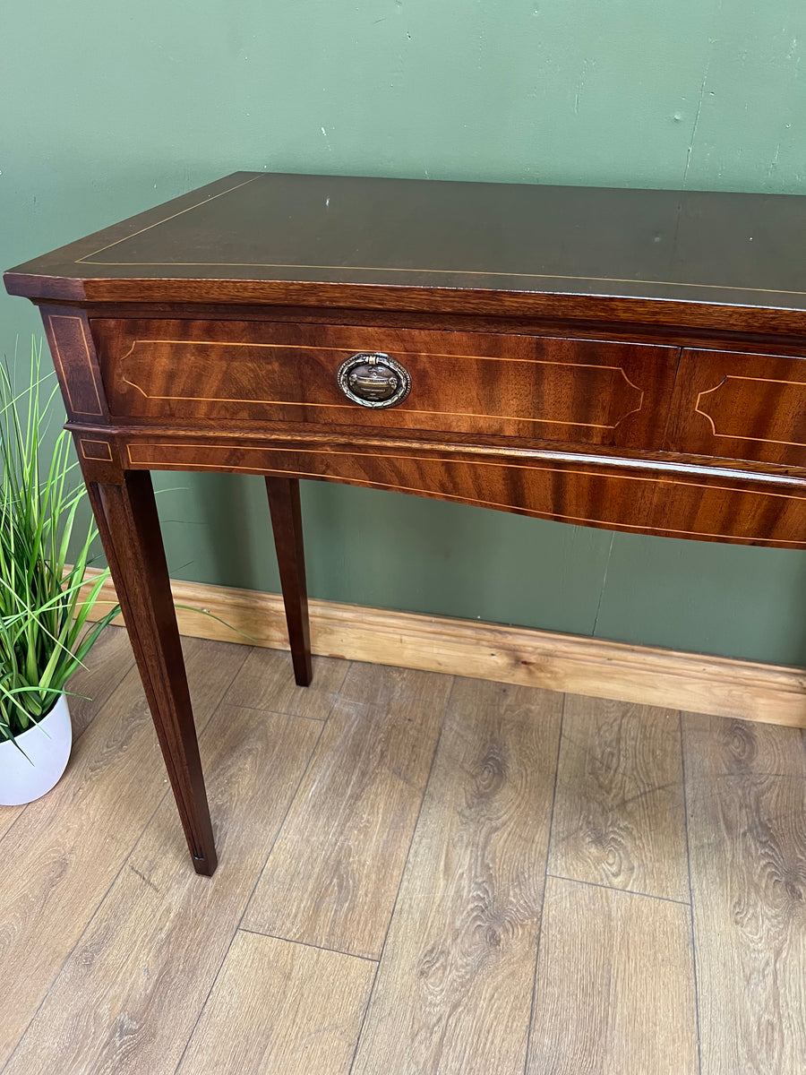 Vintage Large Inlaid Console Side Table (SKU248)