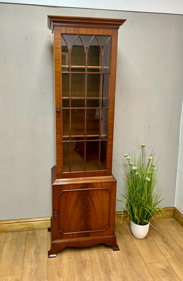 Vintage Tall Bevan Funnel Glazed Bookcase (SKU149)