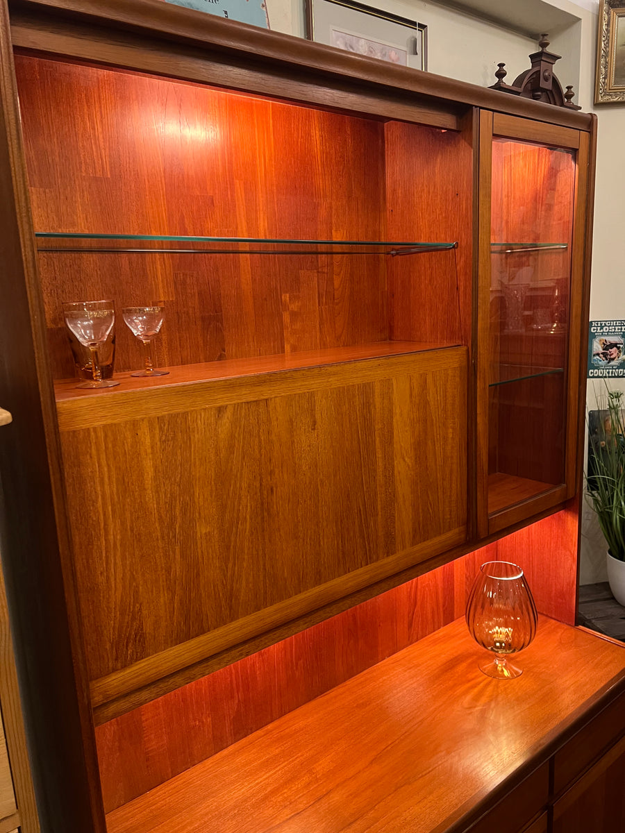 William Lawrence Teak Sideboard Drinks Cabinet Display (SKU71)