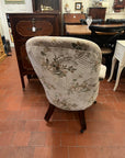 Early Victorian Rosewood Upholstered Arm Chair (SKU253)