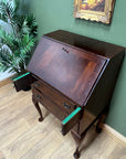 Vintage Mahogany Bureau With Key (SKU132)