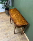 Vintage Reprodux Yew Wood Console Table (SKU229)