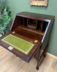 Vintage Mahogany Bureau With Key (SKU132)