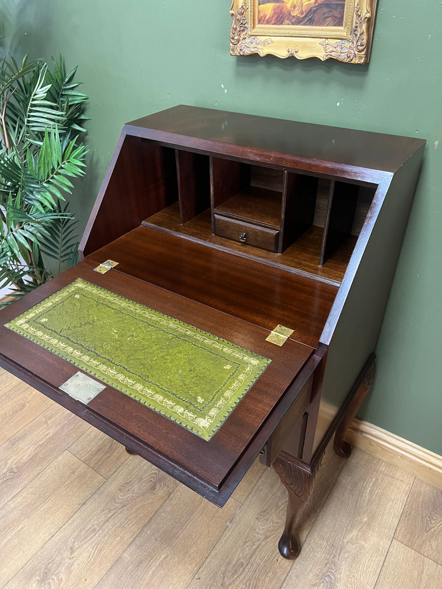 Vintage Mahogany Bureau With Key (SKU132)