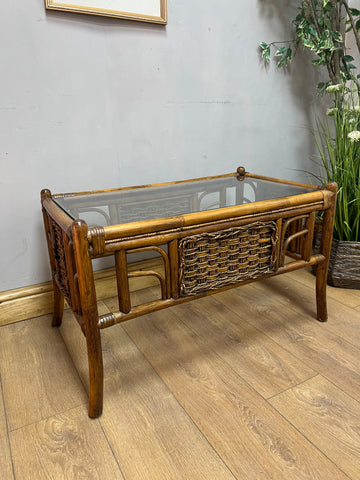 Vintage Bamboo Coffee Table (SKU103)