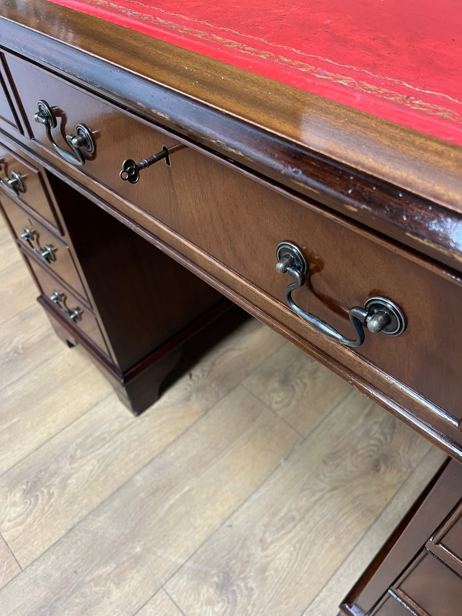 Vintage Twin Pedestal Desk (SKU)