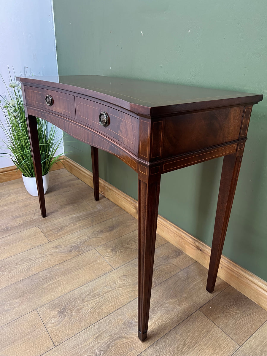 Vintage Large Inlaid Console Side Table (SKU248)