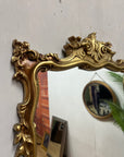 Vintage Ornate Framed Gold Mirror (SKU282)