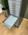 Vintage Bisley 15 Drawer Metal Cabinet (SKU124)