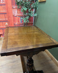 Antique Oak Draw Leaf Dining Table (SKU26)