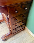 Antique Davenport Desk With Leather Top (SKU134)