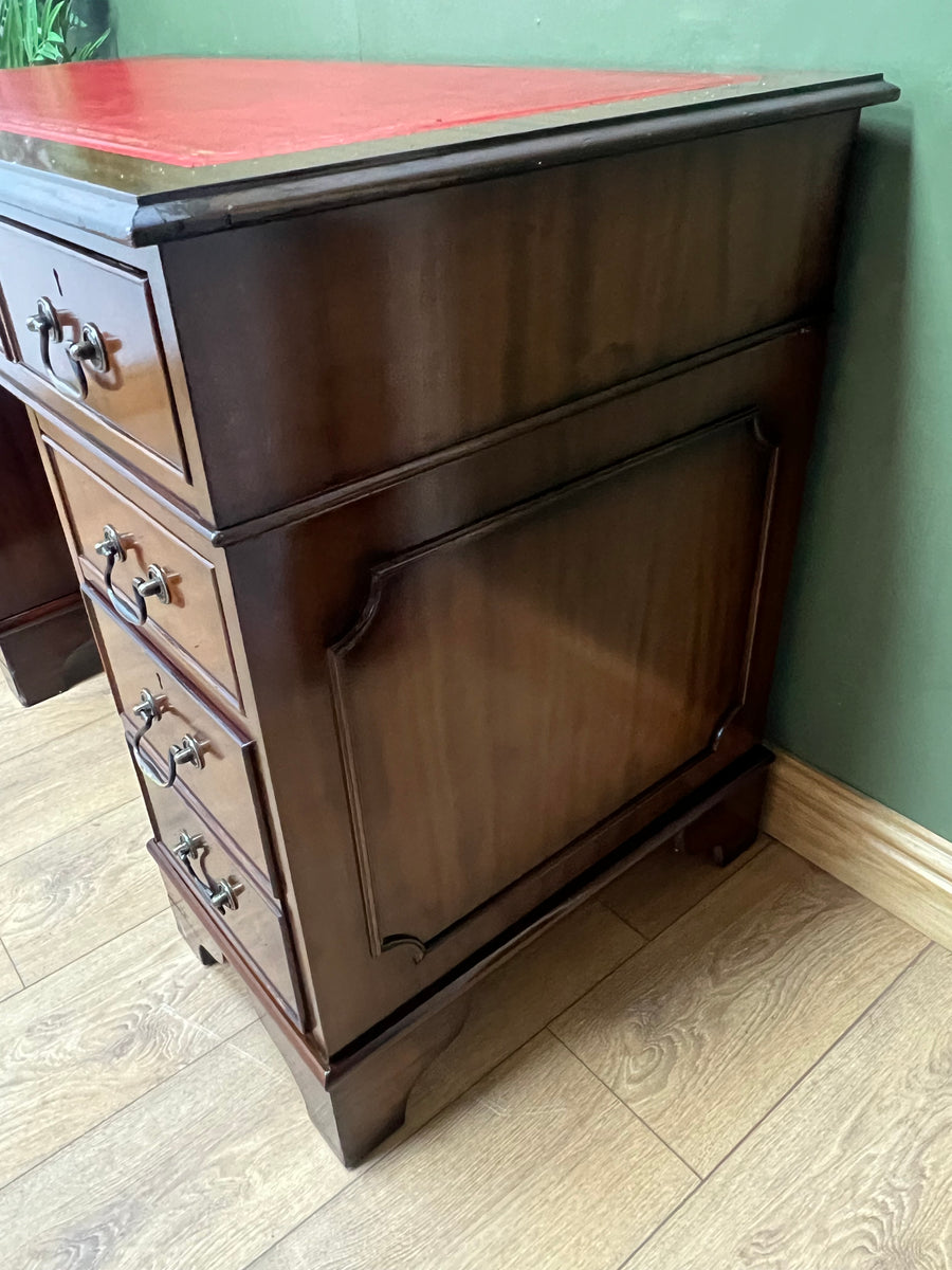 Vintage Twin Pedestal Desk (SKU)