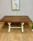 Vintage Dining Table Cream Base (SKU53)