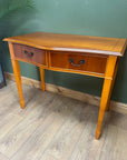 Yew Wood Console Hall Side Table (SKU239)