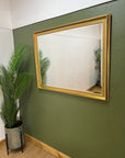 Large gold Framed Bevelled Mirror (SKU297)