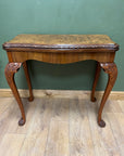 Antique Burr Walnut Card Table (SKU242)