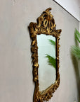 Vintage Ornate Framed Gold Mirror (SKU361)