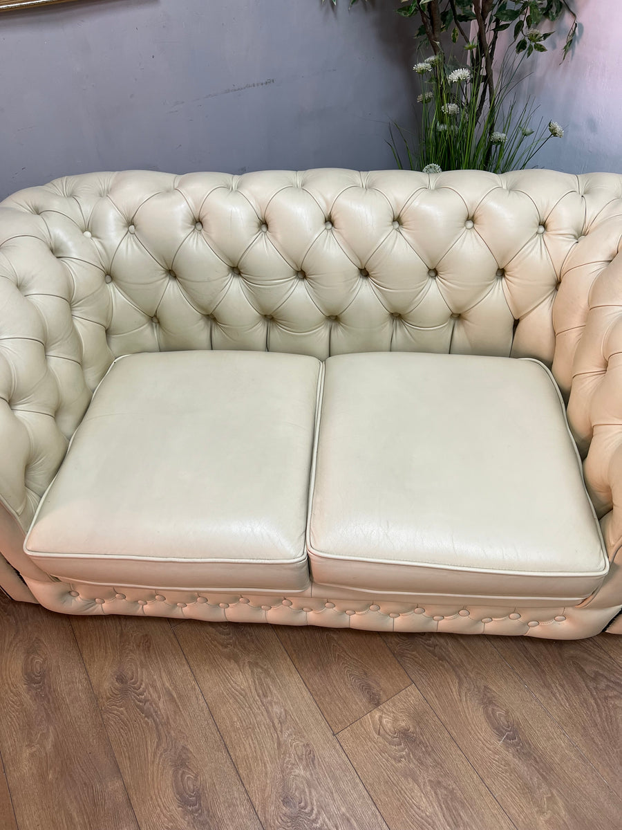 Leather Chesterfield 2 Seater Sofa Thomas Lloyd (SKU66)