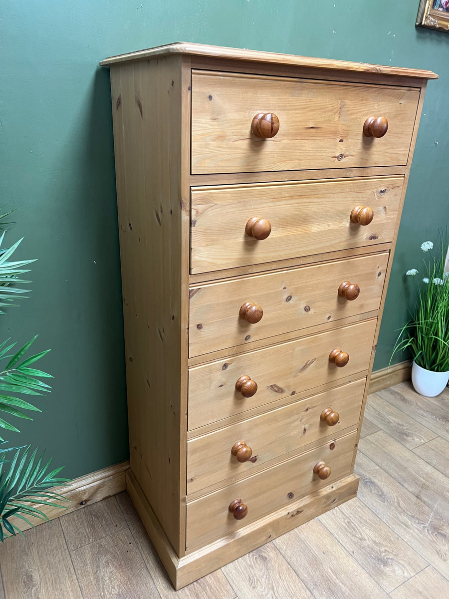 Tall Pine Chest Drawers (SKU164)