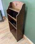 Antique Oak Newspaper / Mag Rack Stand (SKU83)