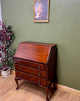 Vintage Mahogany Bureau With Key (SKU143)