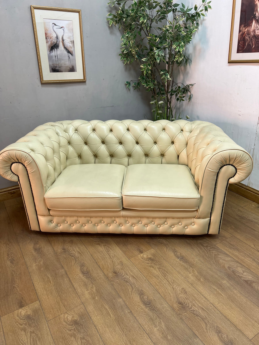 Leather Chesterfield 2 Seater Sofa Thomas Lloyd (SKU66)