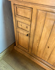 Reclaimed Wooden Single Pedestal Desk (SKU121)