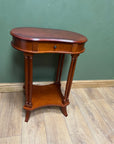 Yew Wood Kidney Shape Side Table (SKU93)