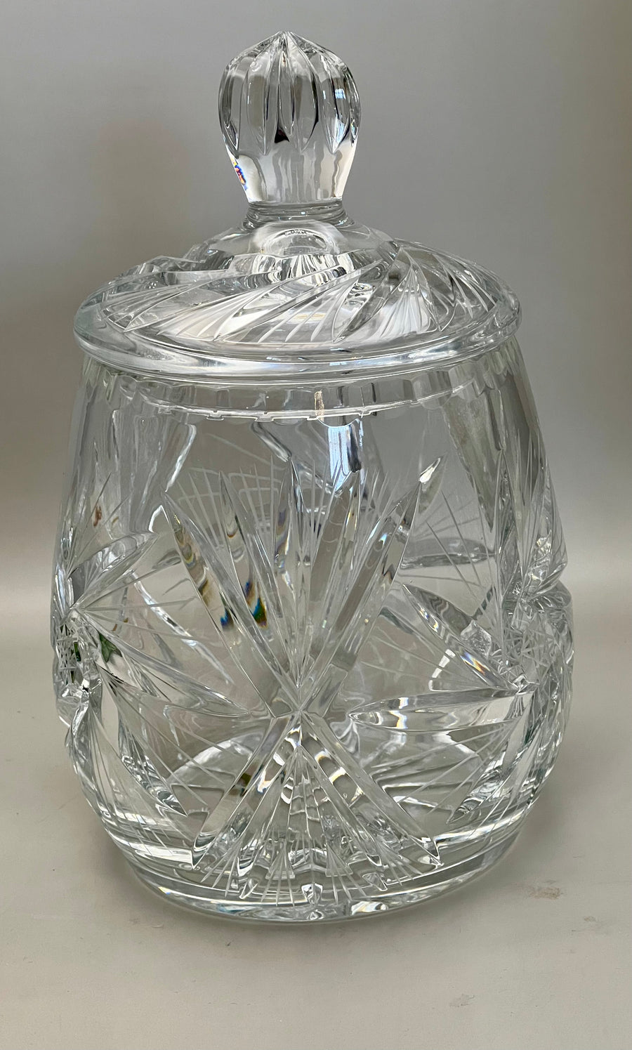 Vintage Crystal Lidded Ice Cooler (SKU666)