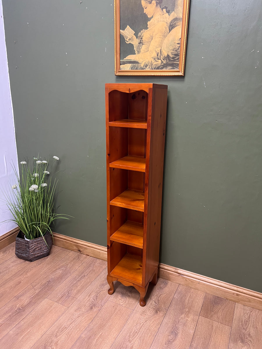 Tall Narrow Wooden Bookcase (SKU123)
