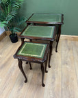 Vintage Mahogany Nest of 3 Tables (SKU98)