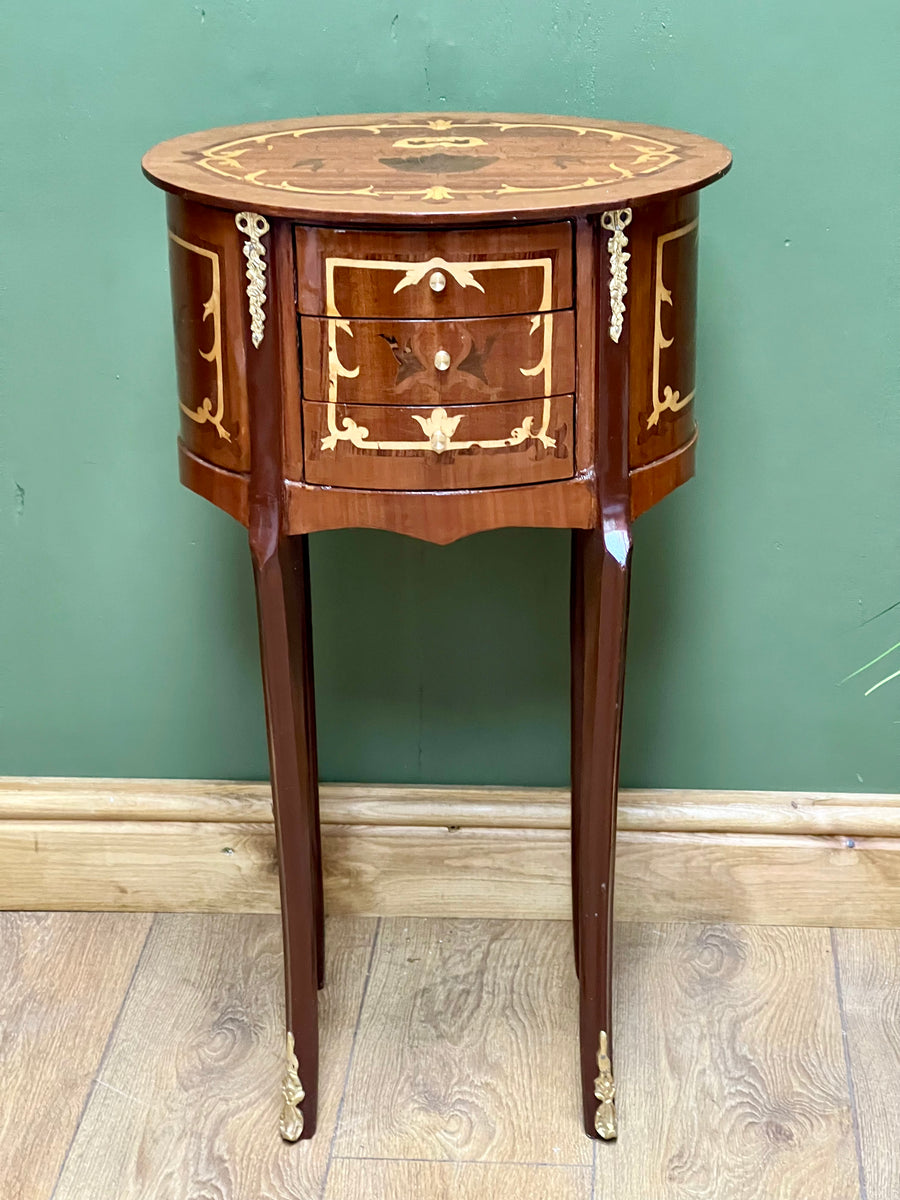Italian Style Table with 3 small drawers (SKU229)