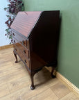 Vintage Mahogany Bureau With Key (SKU143)