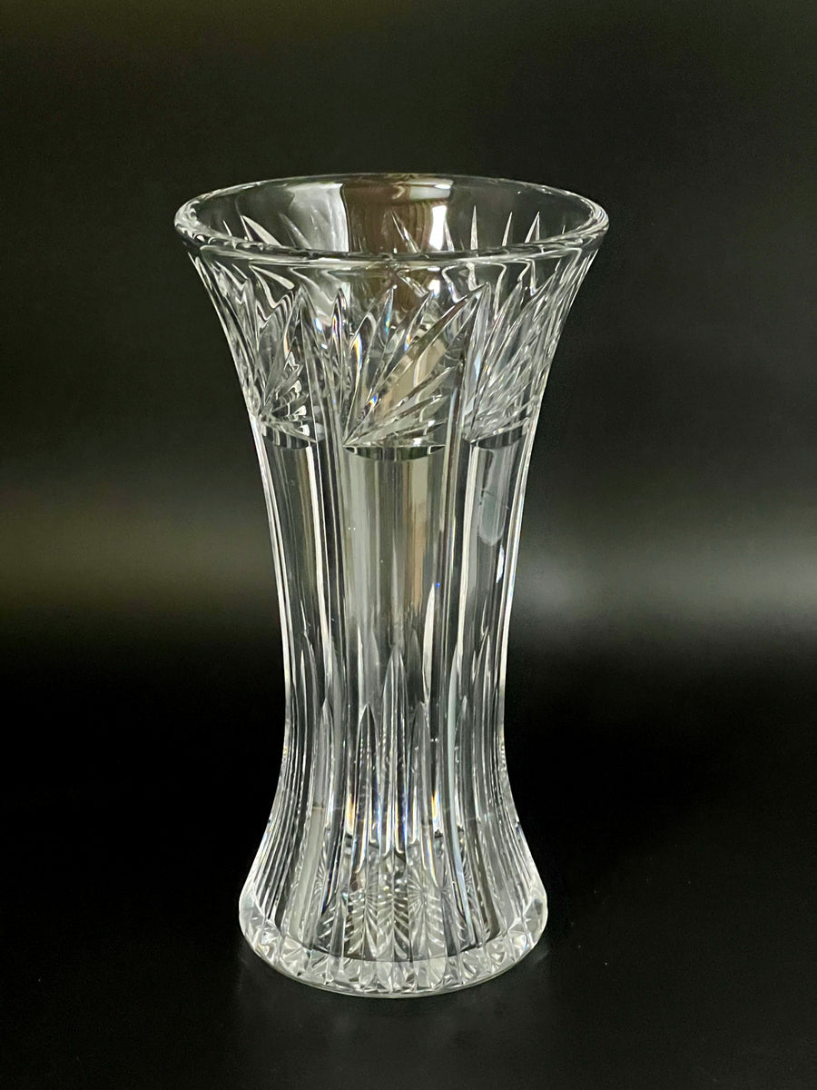Large Vintage Crystal Vase 30.5cm  (SKU698)