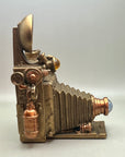 Bronze Effect Steampunk Camera - Dials Cogs Antique Golden Vintage Style (SKU471)